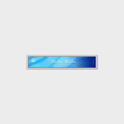 14,9-Zoll-Balken-LCD-Display mit einer Auflösung von 1280 x 204 und einer Helligkeit von 700 Nits