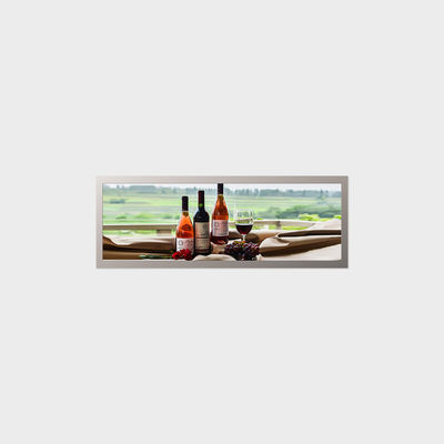16.9 Zoll Bar Typ Taxi Werbebildschirm 1920*624 LVDS 800nits