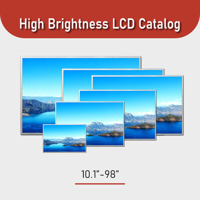 10.1-98" Panelgröße Hohe Helligkeit LCD-Display mit 700-5000 Typ. Helligkeit