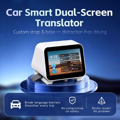 Neue 5-Zoll-Global-4G-Dual-Screen-Übersetzungsmaschine auf den Markt gebracht.