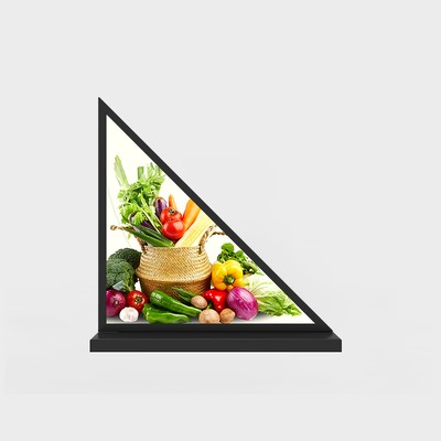 13,14-Zoll-Dreieck-LCD-Werbemaschine mit Android-Systemlösung