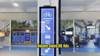 47,6 Zoll doppelseitiger LCD-Werbeautomat