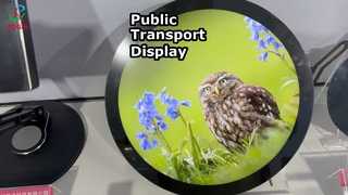 Rogin Neuankömmling 8,2 Zoll runder LCD-Bildschirm mit 1080 x 1080 Auflösung.