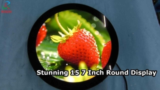 15,7-Zoll-rundes LCD-Display mit einer Auflösung von 960 * 960 und Android-System.