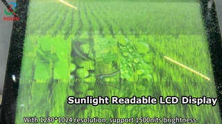 Sonnenlichtlesbares 19-Zoll-LCD-Display mit 800 Nits