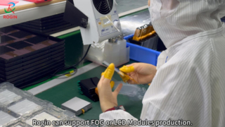 Rogins 3 verschiedene LCD-Fabriken mit unterschiedlichen Rollen bei der Produktion und kundenspezifischen Lösungen.